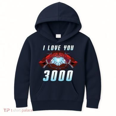 I Love You 3000 Superhero Kids Hoodie