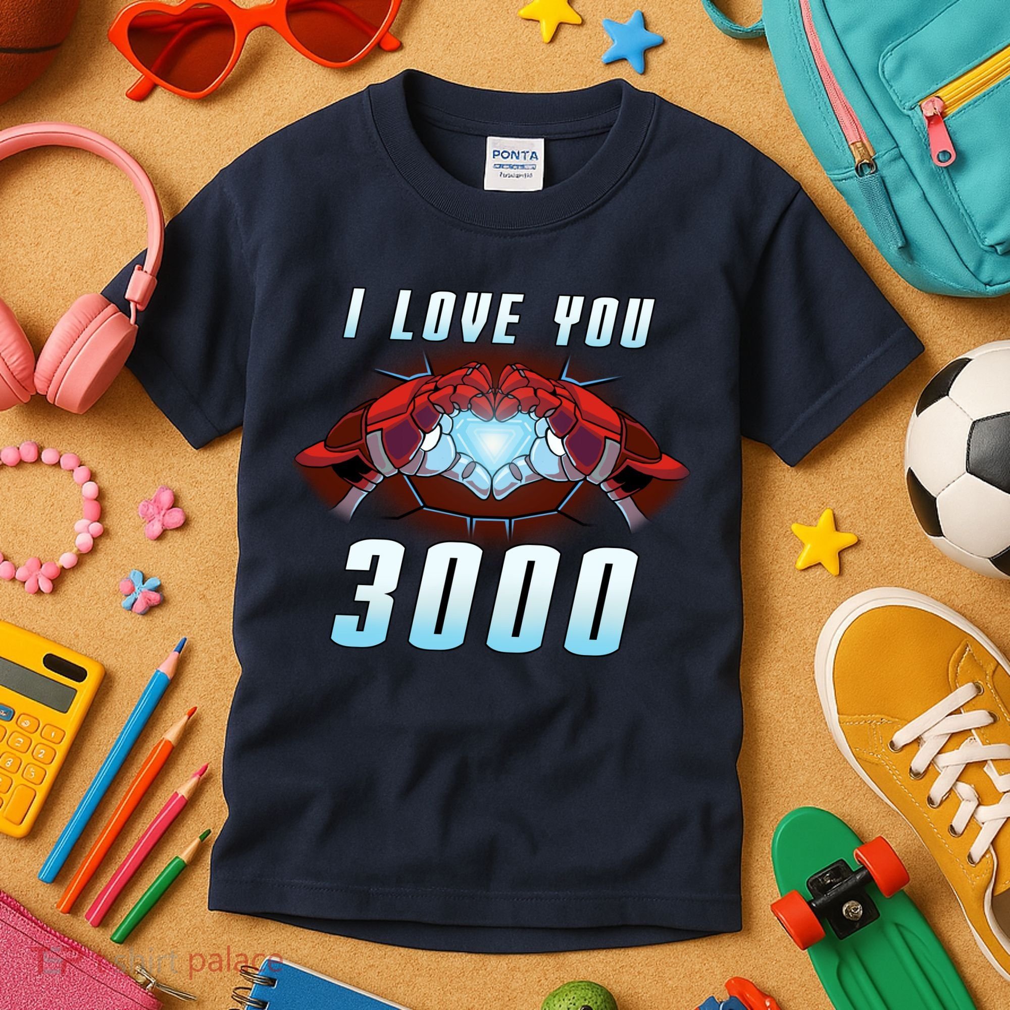 I Love You 3000 Superhero Kids T-Shirt