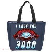 I Love You 3000 Superhero Tote Bag thumb 0