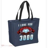 I Love You 3000 Superhero Tote Bag thumb 2