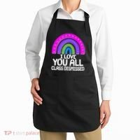 I Love You All Class Dismissed Rainbow Apron thumb 2