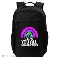 I Love You All Class Dismissed Rainbow Backpack thumb 0