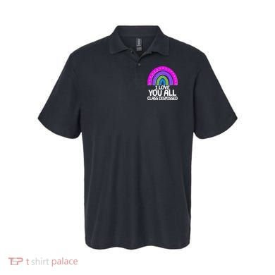 I Love You All Class Dismissed Rainbow Polo