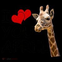I Love You April The Giraffe Photo Coffee Mug thumb 5