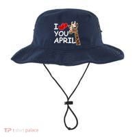 I Love You April The Giraffe Photo Bucket Hat thumb 0