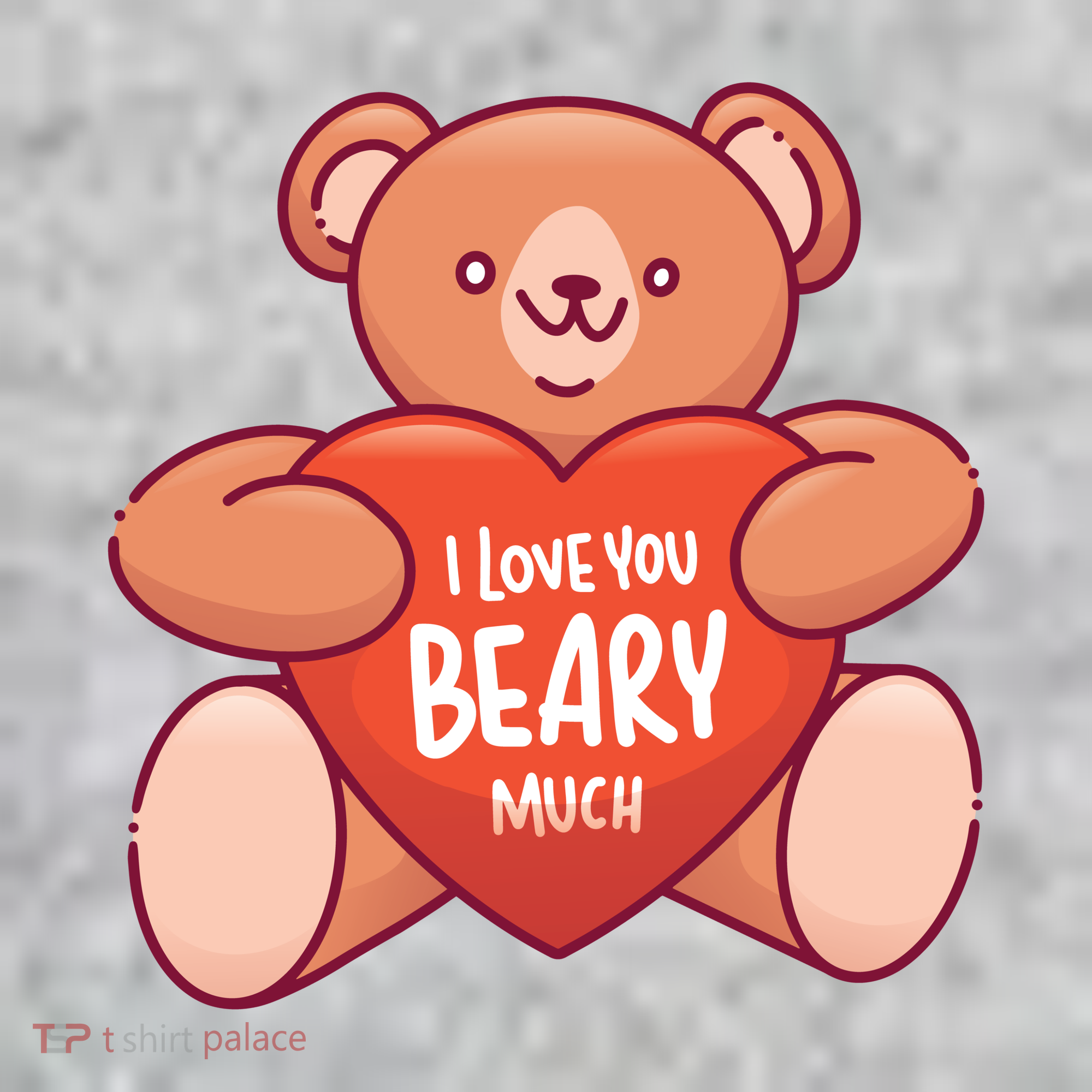 I Love You Beary Much Kids Sweatshirt