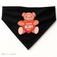 I Love You Beary Much USA-Made Doggie Bandana thumb 0