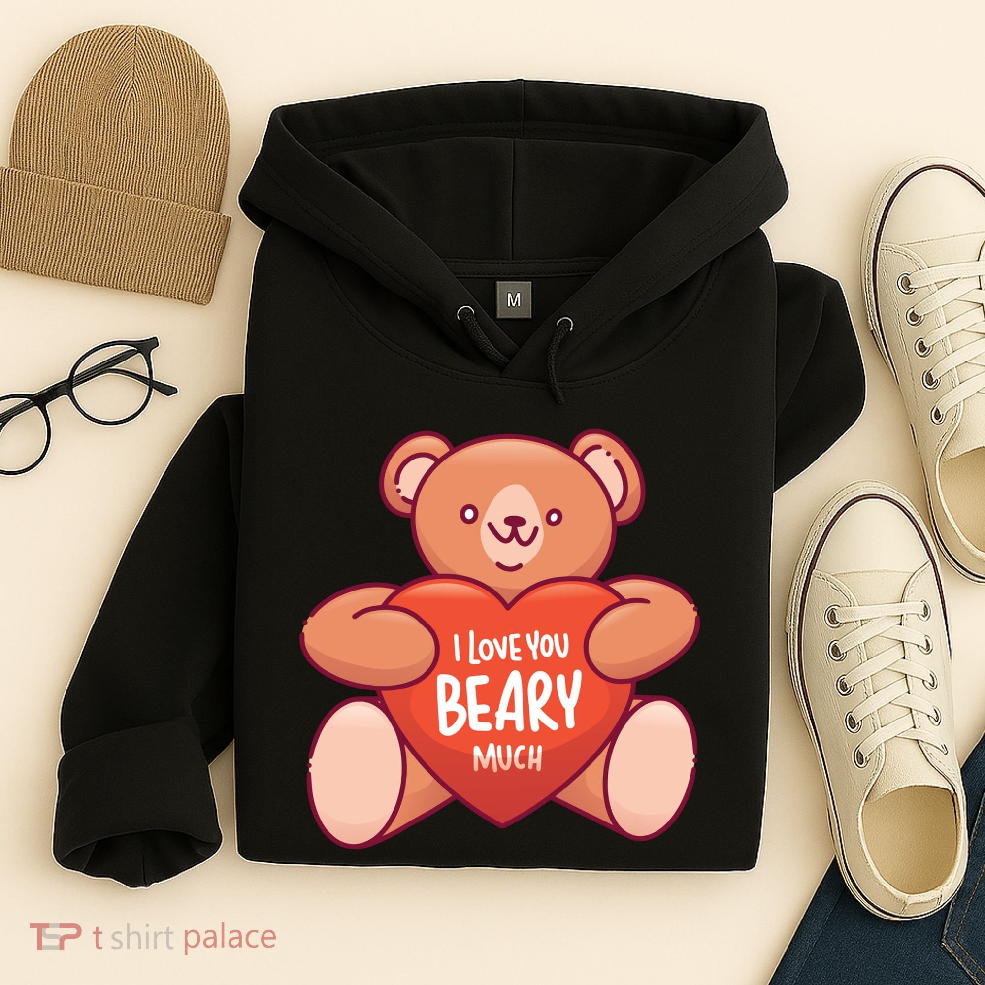 I Love You Beary Much Hoodie