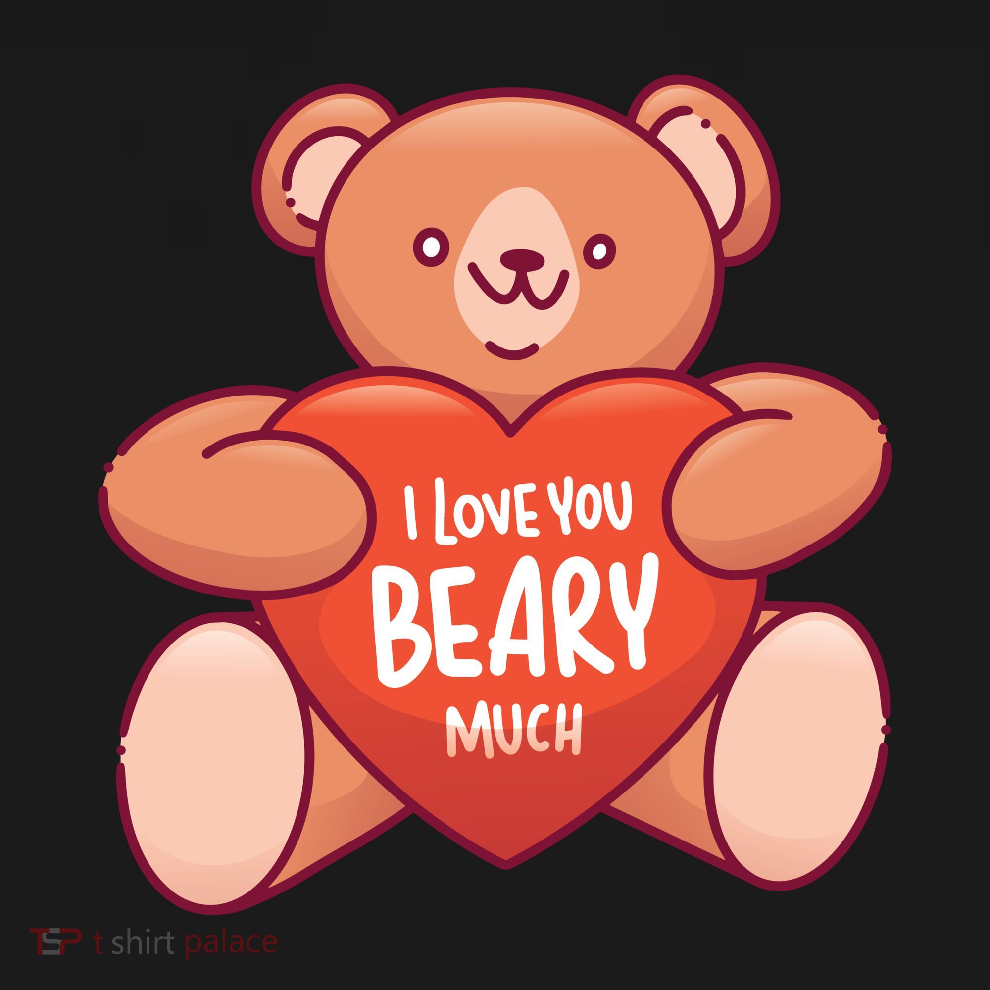 I Love You Beary Much Bucket Hat