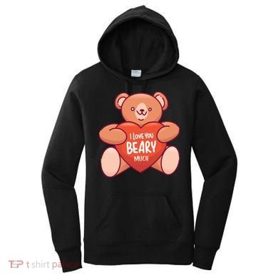 I Love You Beary Much Women's Hoodie