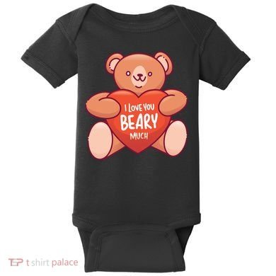 I Love You Beary Much Baby Bodysuit