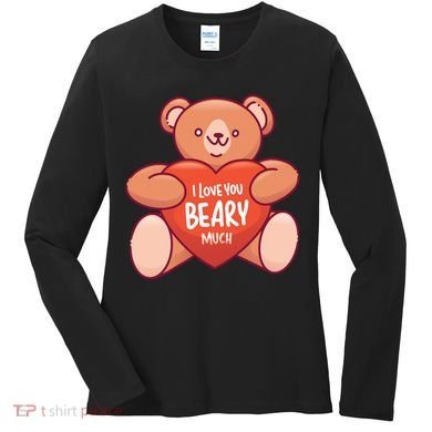 I Love You Beary Much Women's Long Sleeve Shirt