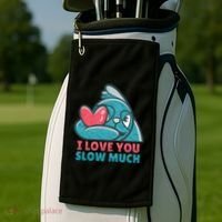 I Love You Slow Much Golf Towel thumb 2