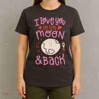 I Love You To The Moon And Back T-Shirt thumb 4