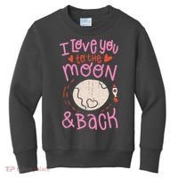 I Love You To The Moon And Back Kids Sweatshirt thumb 0