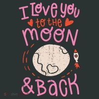 I Love You To The Moon And Back Kids Sweatshirt thumb 2