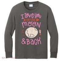 I Love You To The Moon And Back Kids Long Sleeve Shirt thumb 0