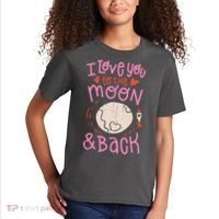 I Love You To The Moon And Back Kids T-Shirt thumb 2