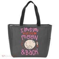I Love You To The Moon And Back Tote Bag thumb 0