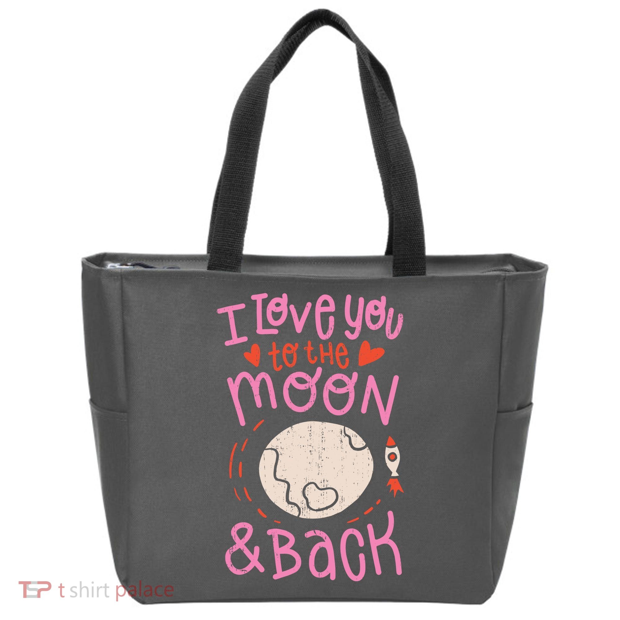I Love You To The Moon And Back Tote Bag