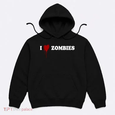 I Love Zombies Hoodie