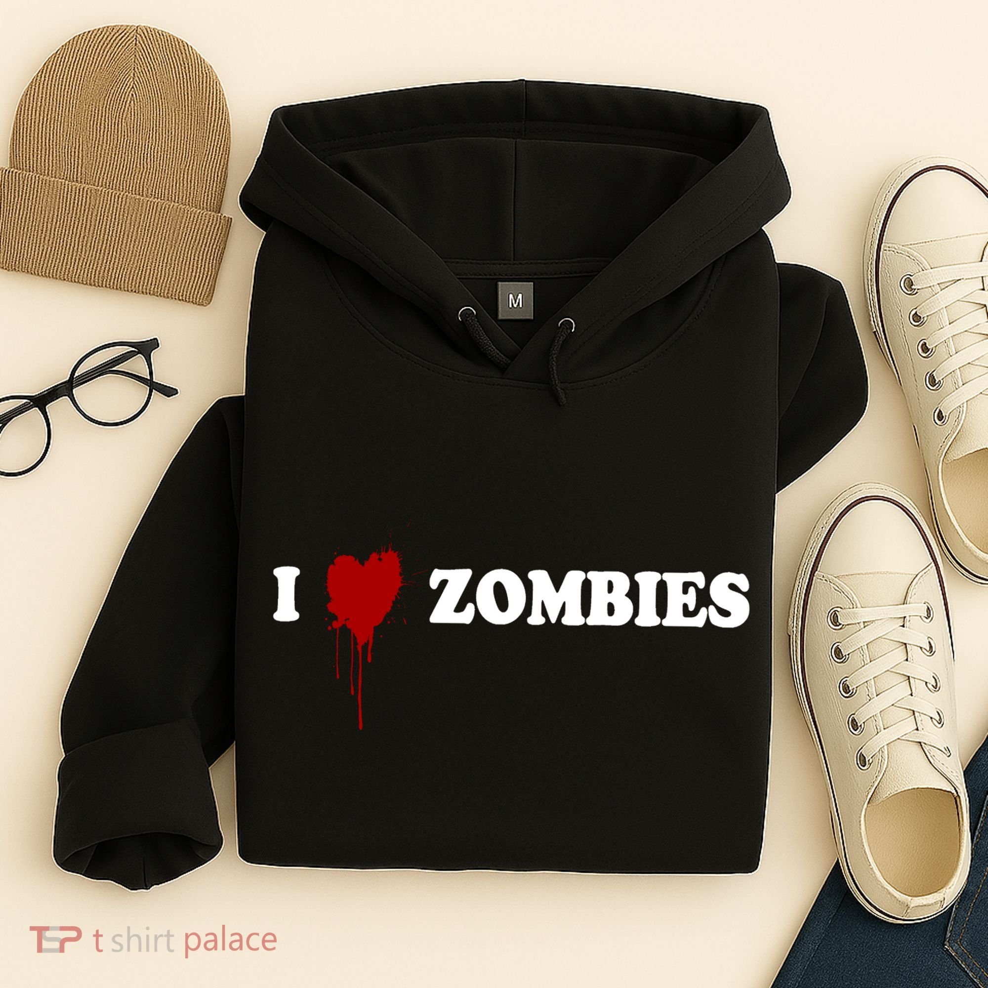 I Love Zombies Hoodie
