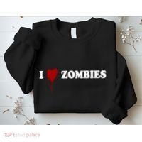 I Love Zombies Sweatshirt thumb 2