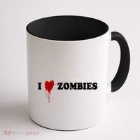 I Love Zombies Coffee Mug thumb 1