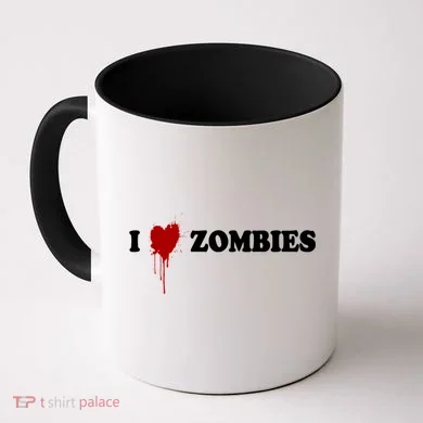I Love Zombies Coffee Mug
