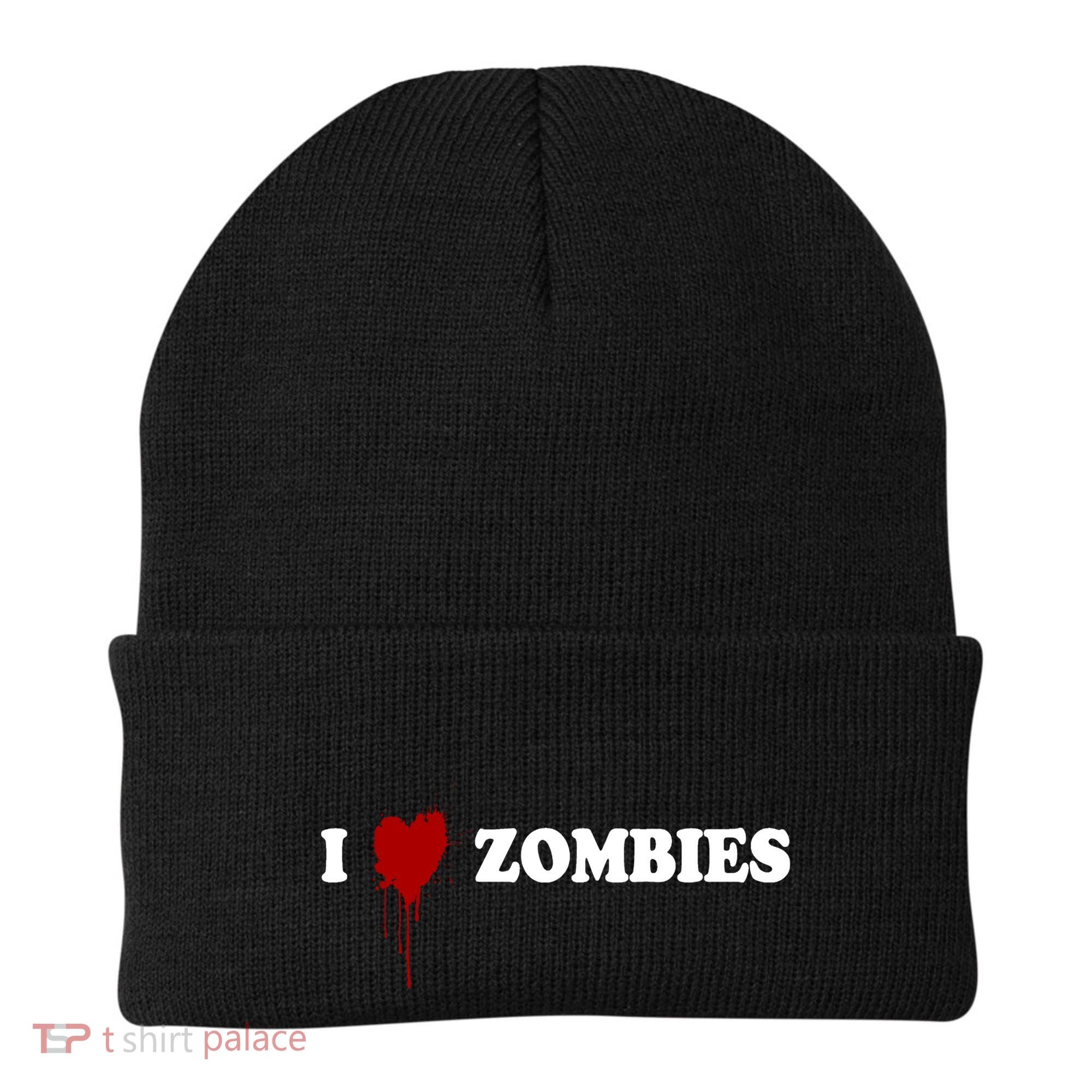 I Love Zombies Beanie