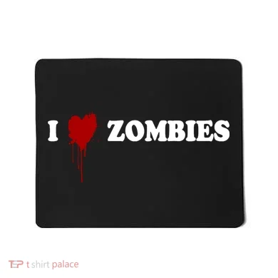 I Love Zombies Mousepad