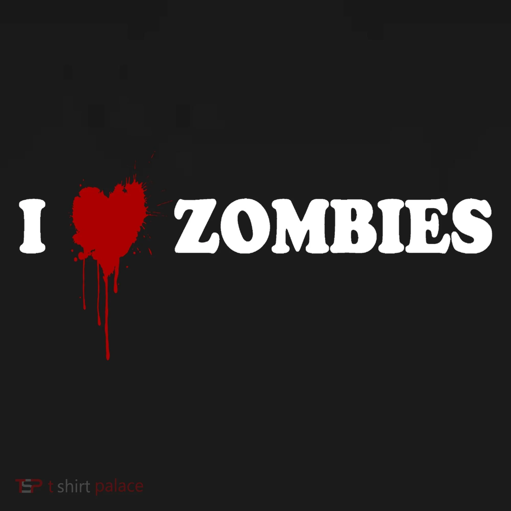 I Love Zombies Mousepad