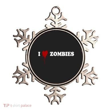 I Love Zombies Ornament