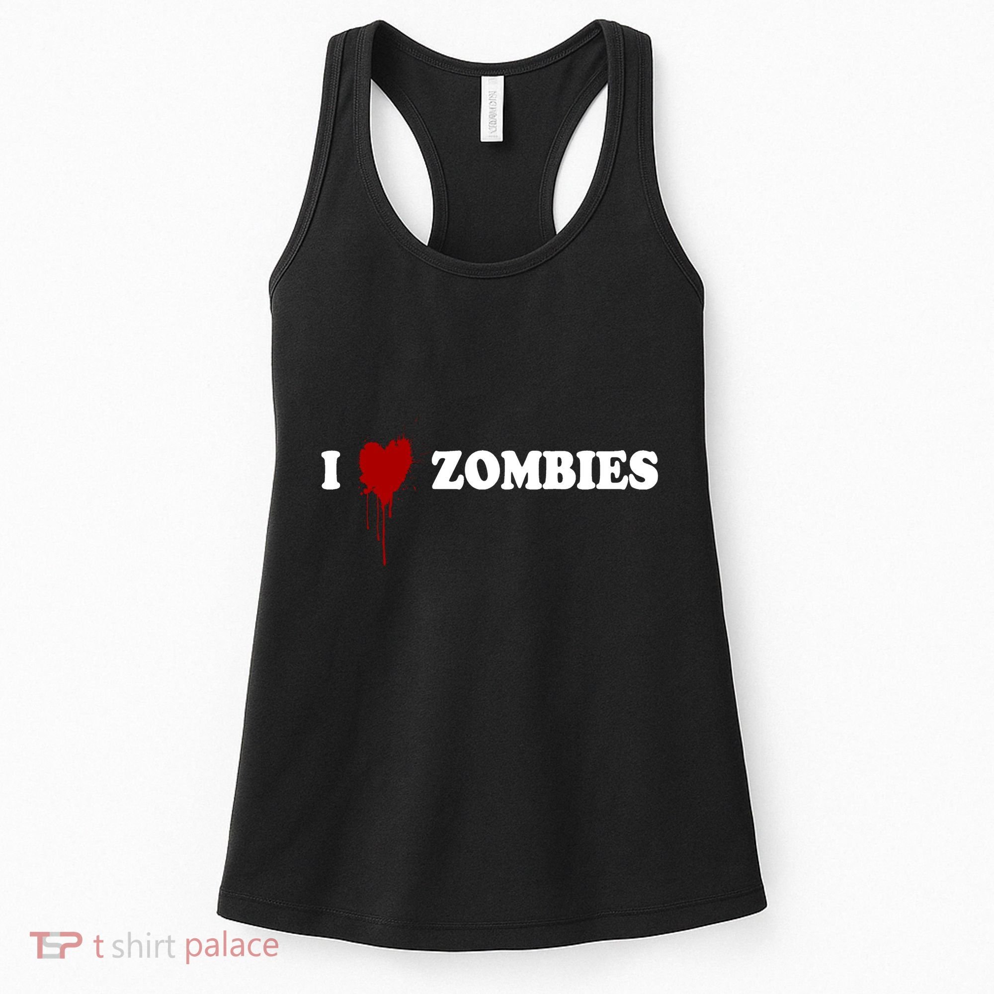 I Love Zombies Women's Tank Top