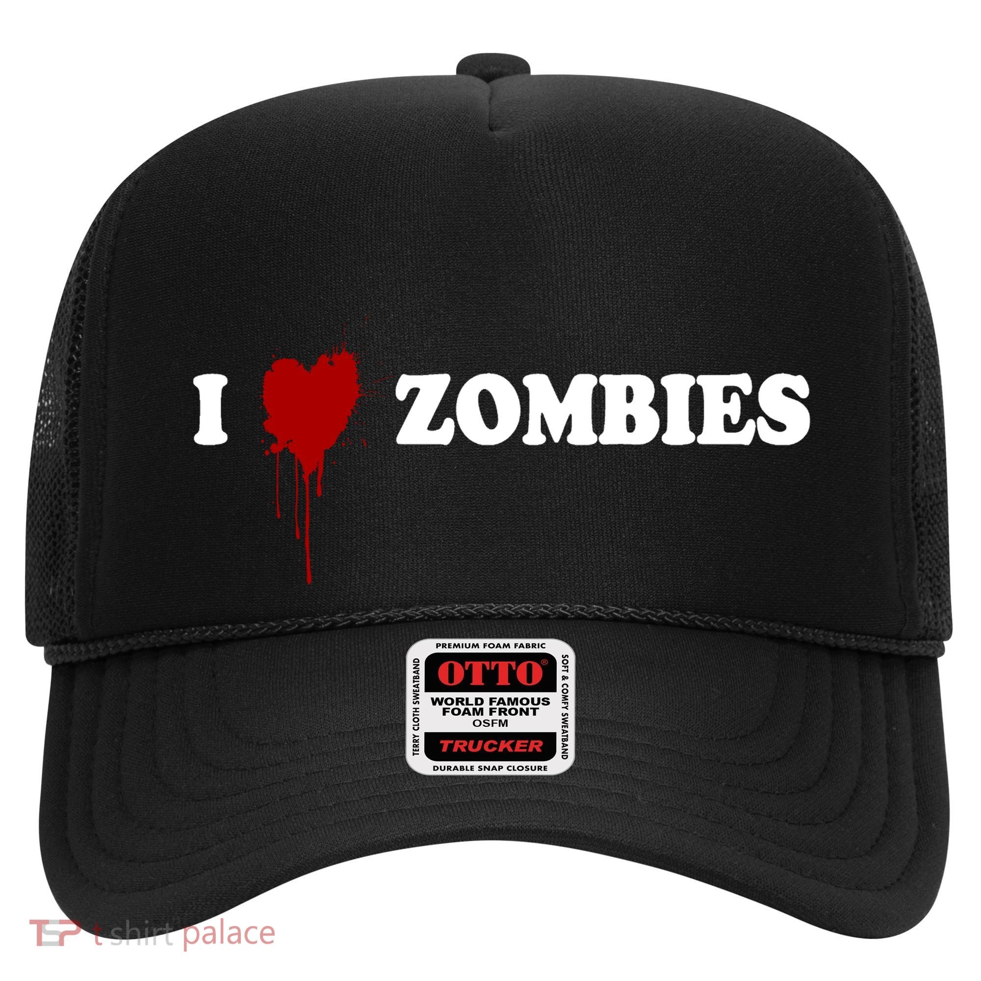 I Love Zombies Hat
