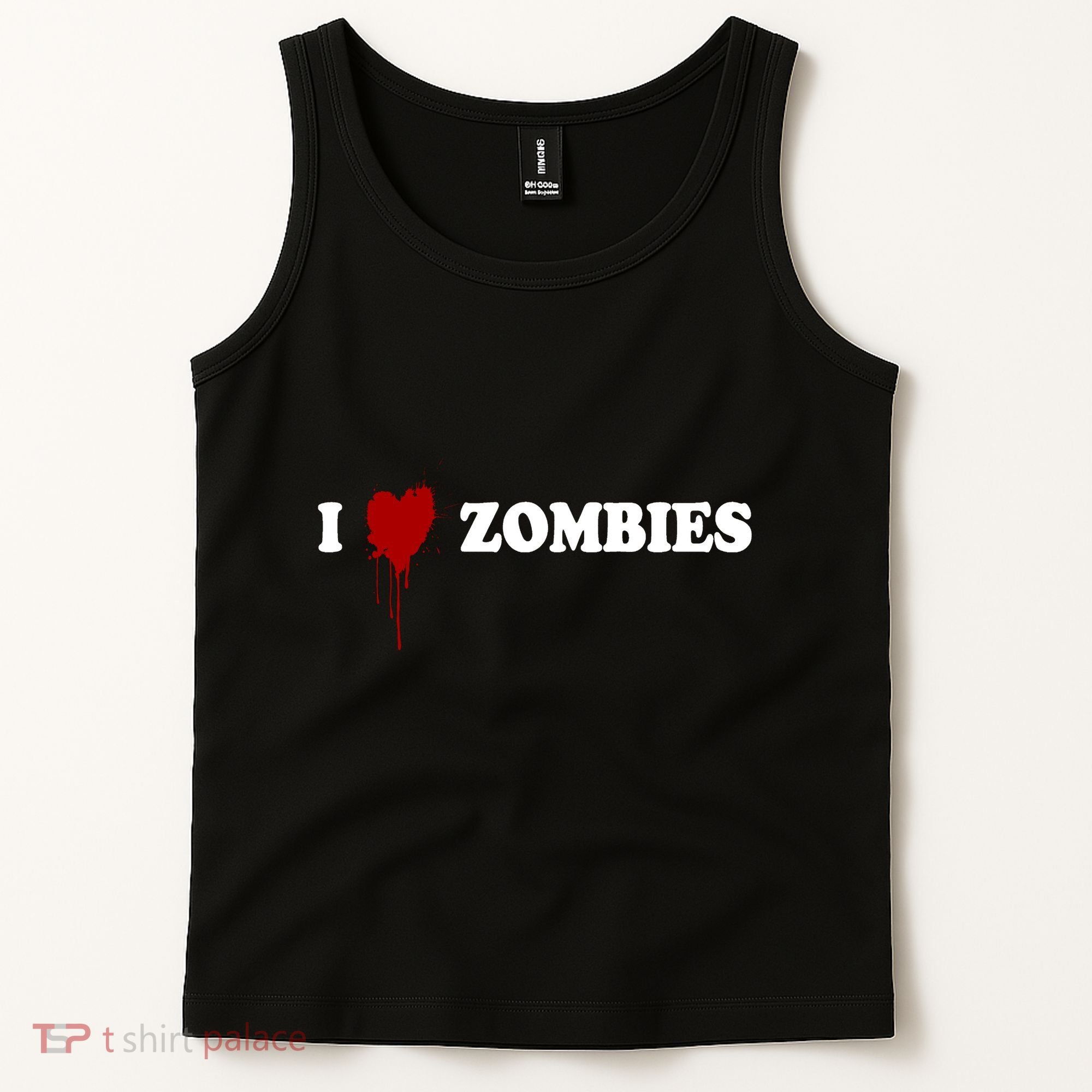 I Love Zombies Tank Top