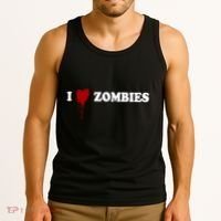 I Love Zombies Tank Top thumb 3