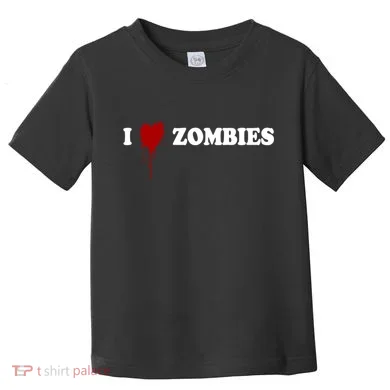 I Love Zombies Toddler T-Shirt