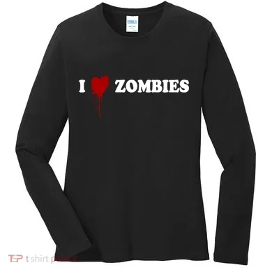 I Love Zombies Women's Long Sleeve Shirt