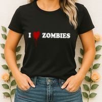 I Love Zombies Women's T-Shirt thumb 2