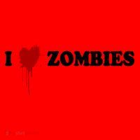 I Love Zombies Santa Hat thumb 1
