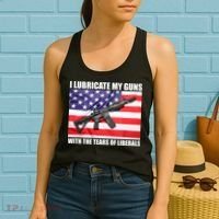I Lubricate My Guns With Tears Of Liberals Women's Tank Top thumb 2
