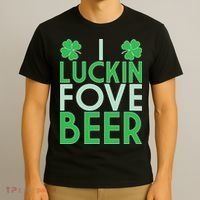 I Luckin Fove Beer T-Shirt thumb 3