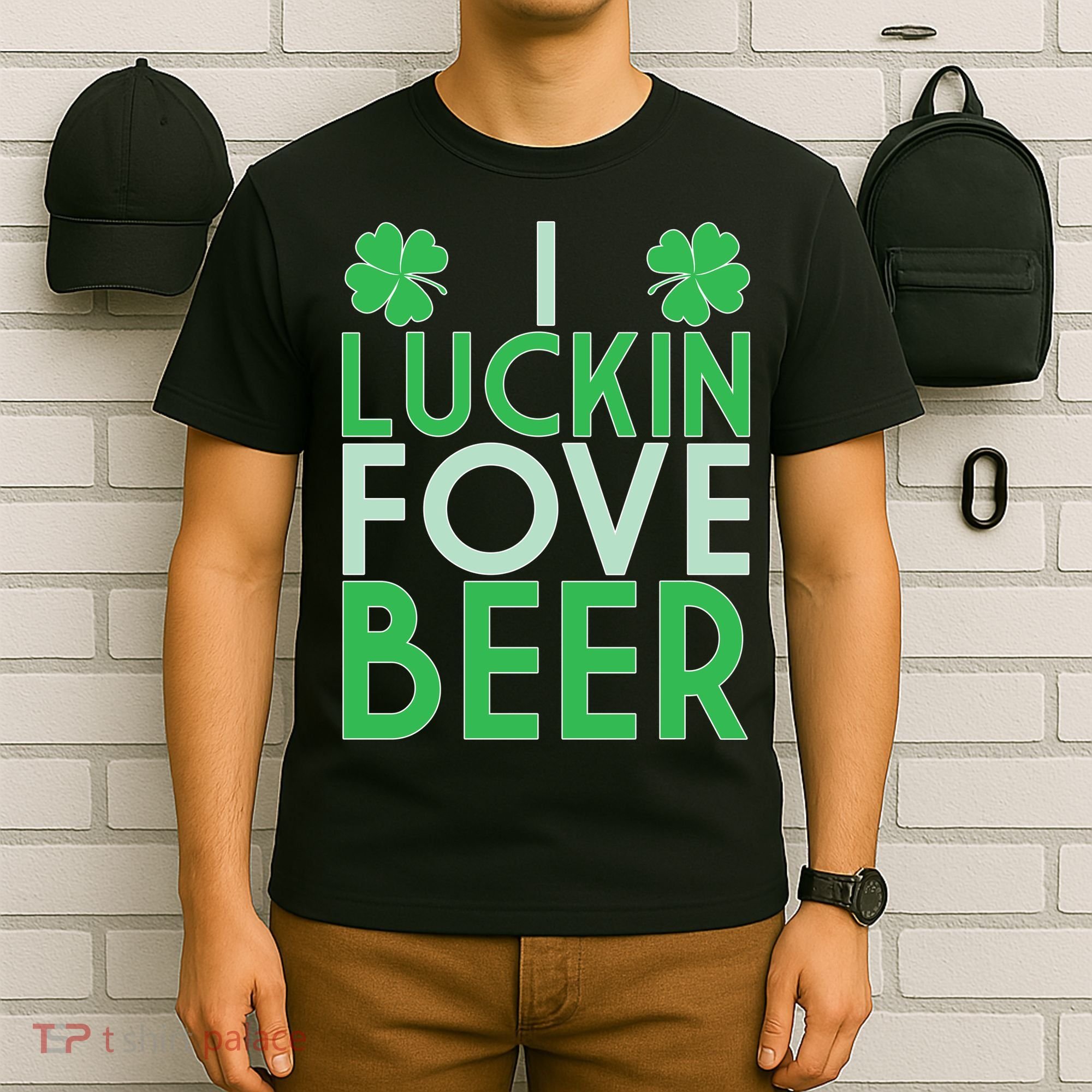 I Luckin Fove Beer T-Shirt