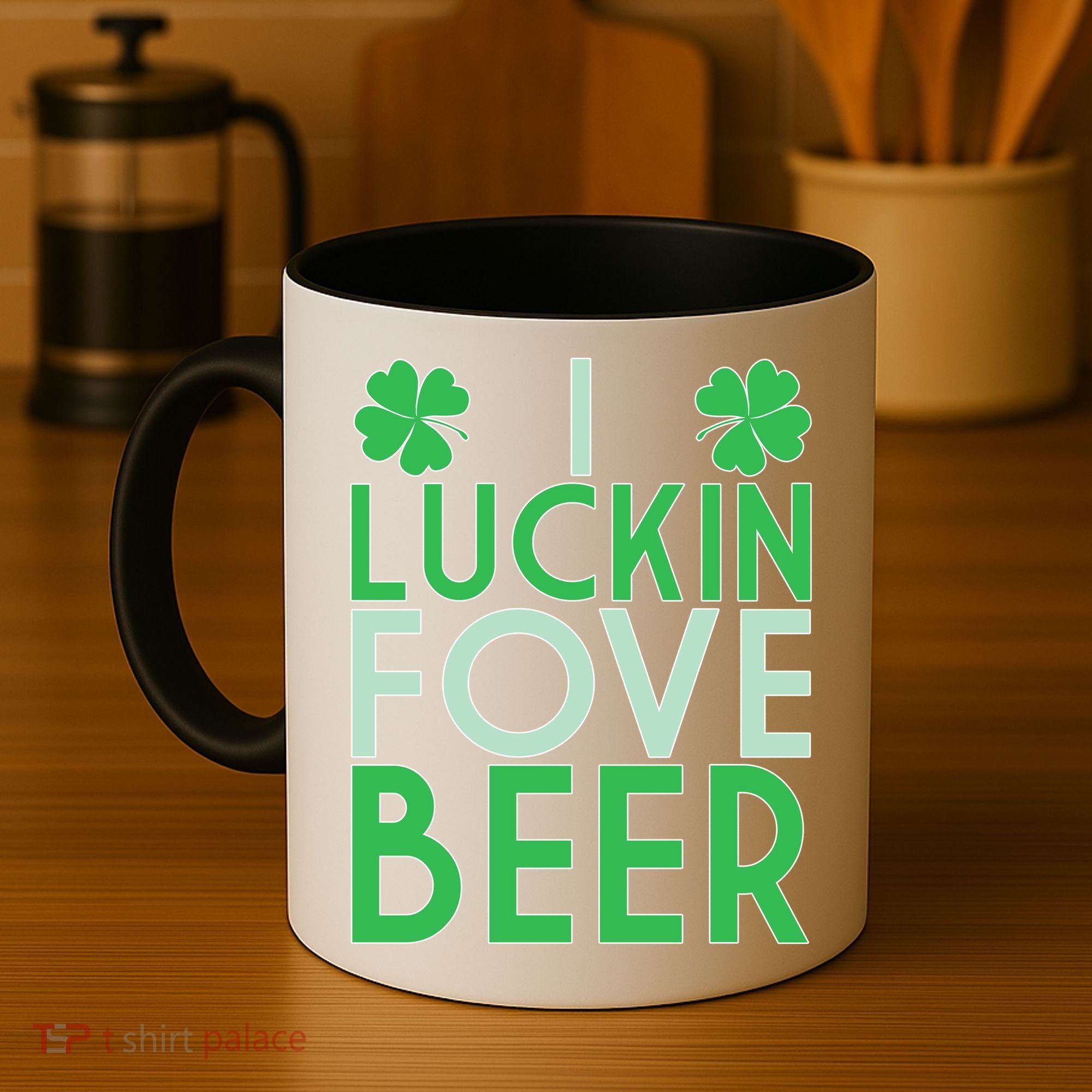 I Luckin Fove Beer Coffee Mug