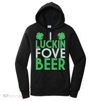 I Luckin Fove Beer Women's Hoodie thumb 0