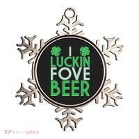 I Luckin Fove Beer Ornament thumb 0