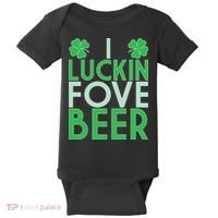 I Luckin Fove Beer Baby Bodysuit thumb 0