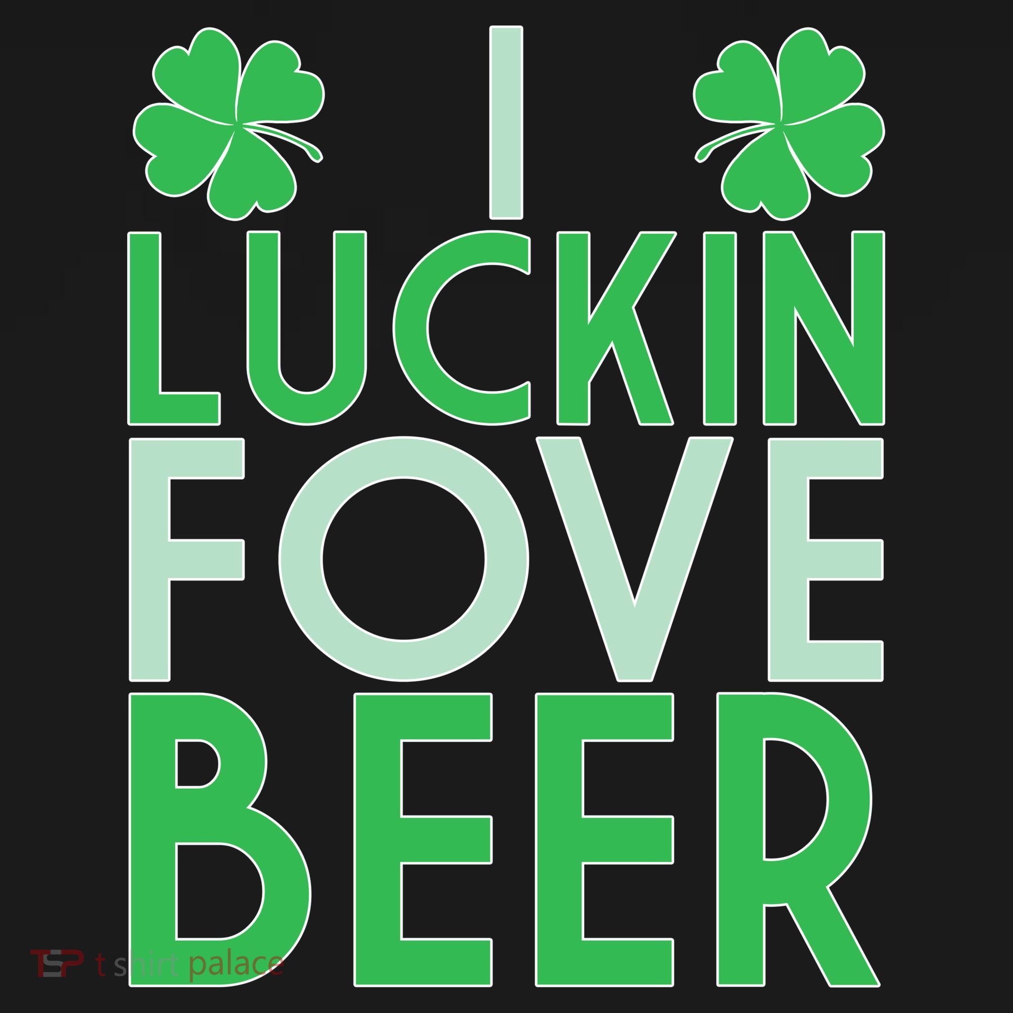 I Luckin Fove Beer Kids Sweatshirt