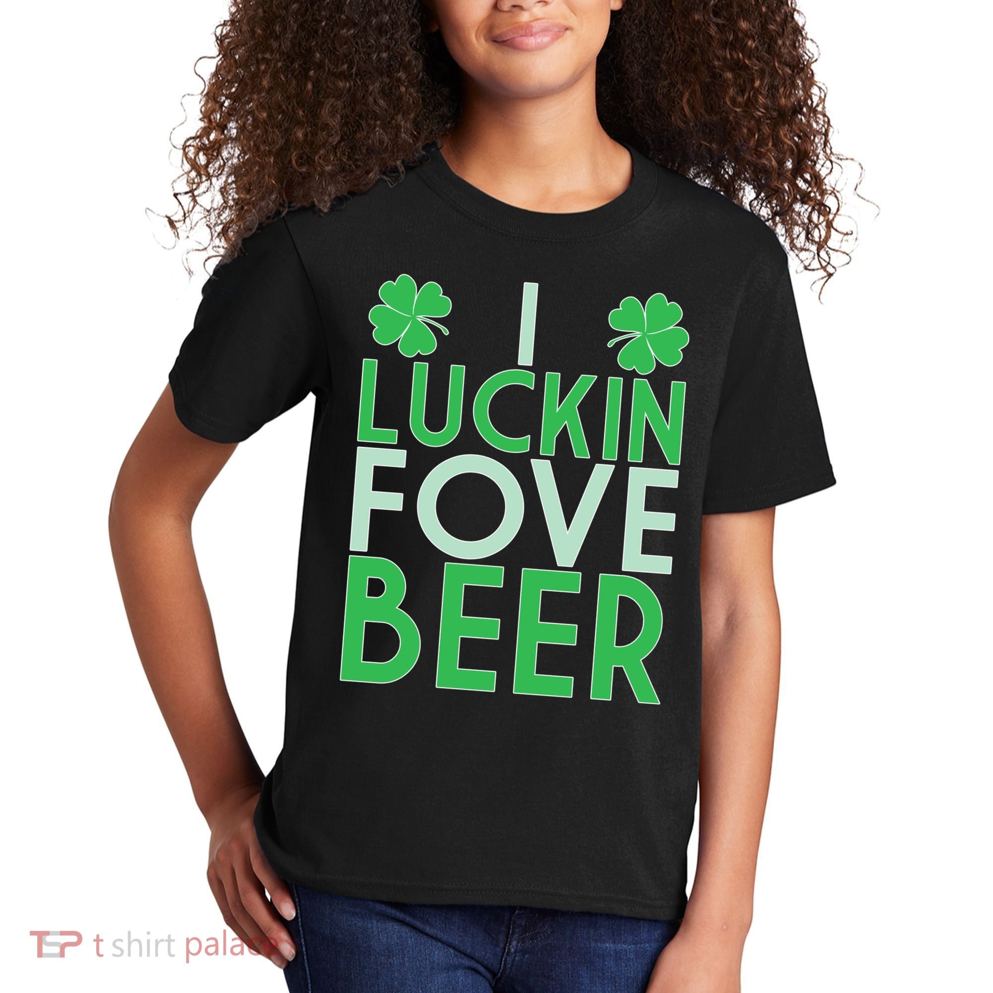 I Luckin Fove Beer Kids T-Shirt